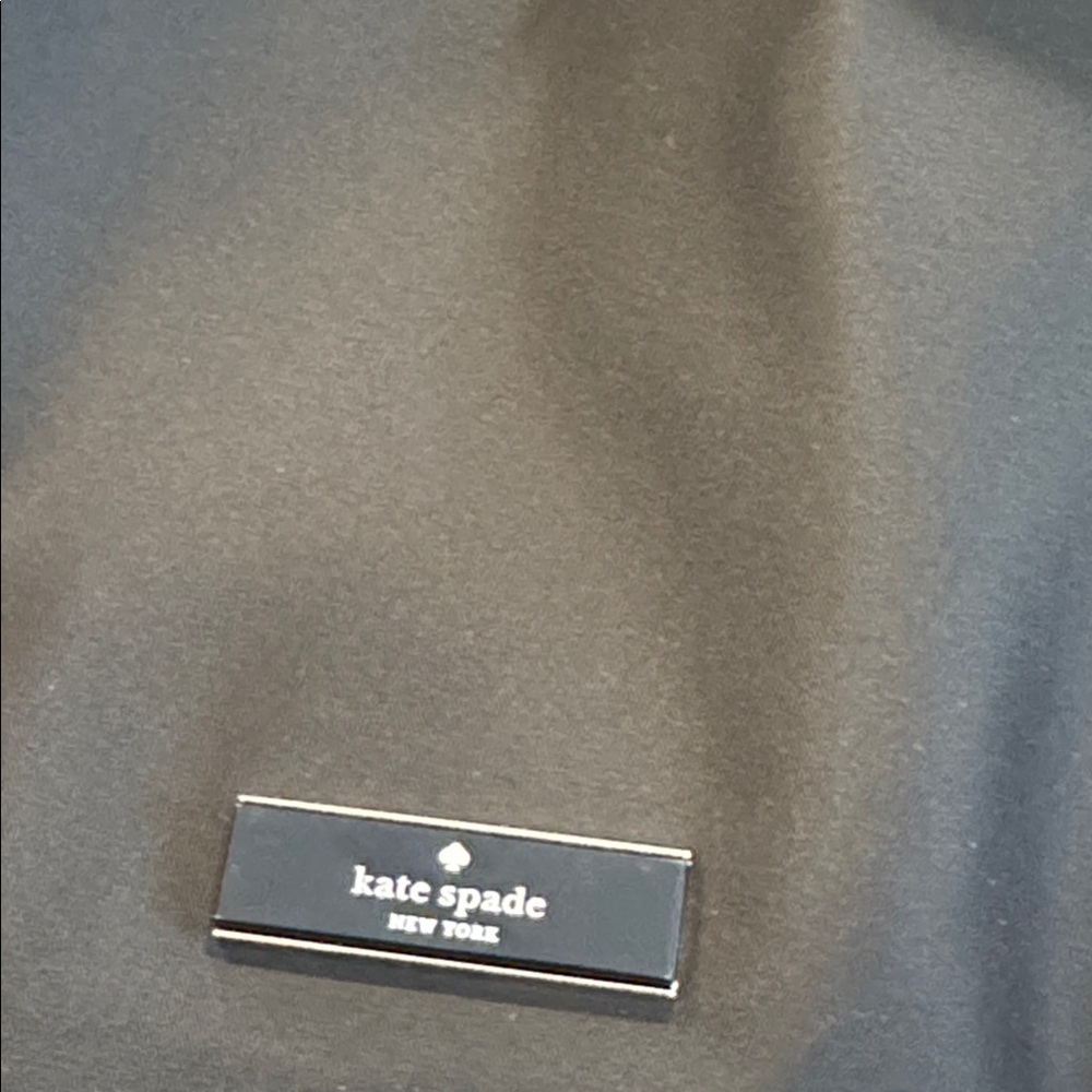 Kate Spade Carter Logo Large Black Nylon Hobo Crossbody - Picture 16 of 17